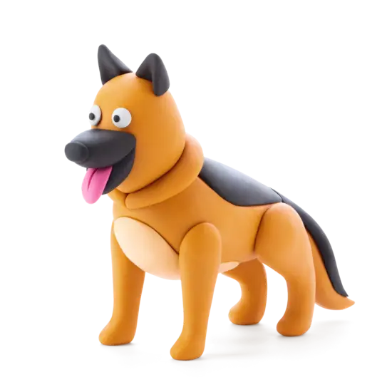 Hey Clay Hey Clay | Pâte à modeler Dog Story - Berger