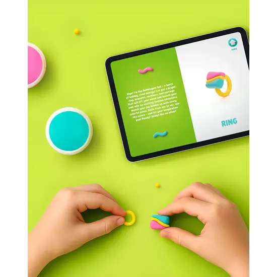 Hey Clay Hey Clay | Pâte à modeler Bijou - Accessoires colorés