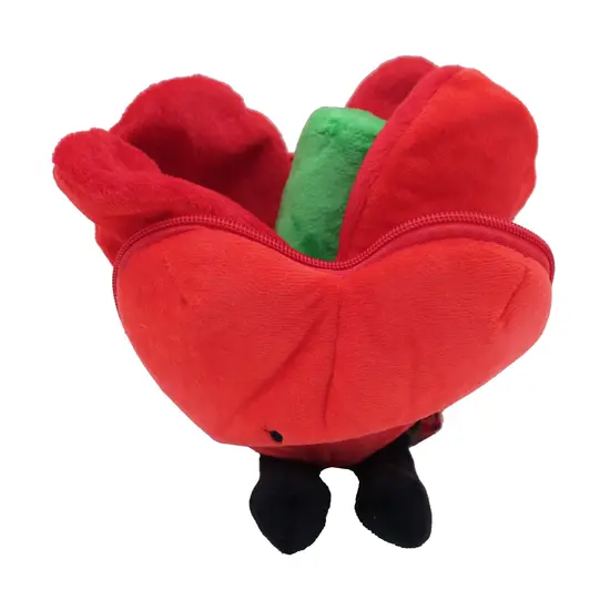 Les Déglingos | Flipetz - Peluche cœur rouge/fleur