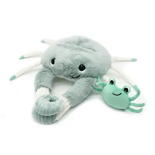 Les Déglingos | Les Ptipotos - Peluche Cassecou la maman crabe et son bébé menthe