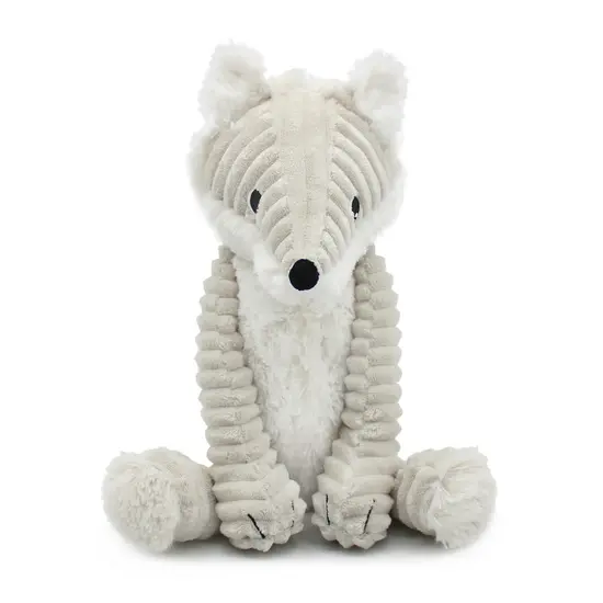 Les Déglingos | Les Ptipotos - Peluche Frimou renard arctique gris mère et son bébé