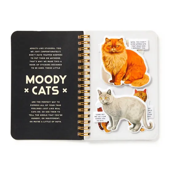 New Mags New Mags | Livre d'autocollants Moody Cats