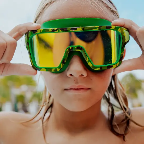 Bling2o Bling2o | Lunettes de natation Ops Guerilla Green +6Y