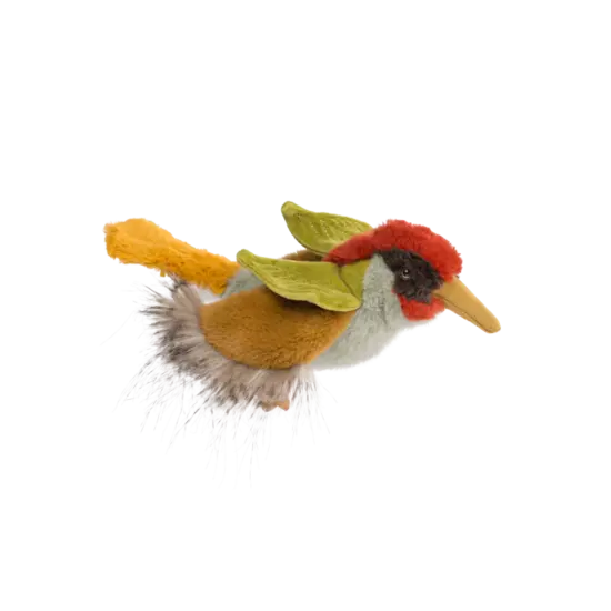 Moulin Roty Moulin Roty  | Tout Autour Du Monde Peluche oiseau Pivert