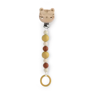 Moulin Roty  | La forêt Mawa Attache-tétine bois silicone