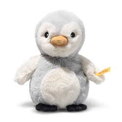 Steiff | Lio Penguin With Rattle 14 cm Light Grey