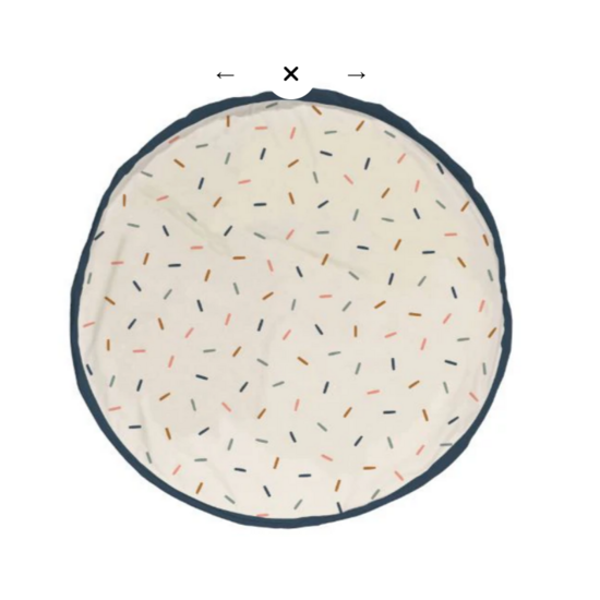 Play and Go Play&Go | Original - Single Print Sac de rangement et tapis de jeu Confetti