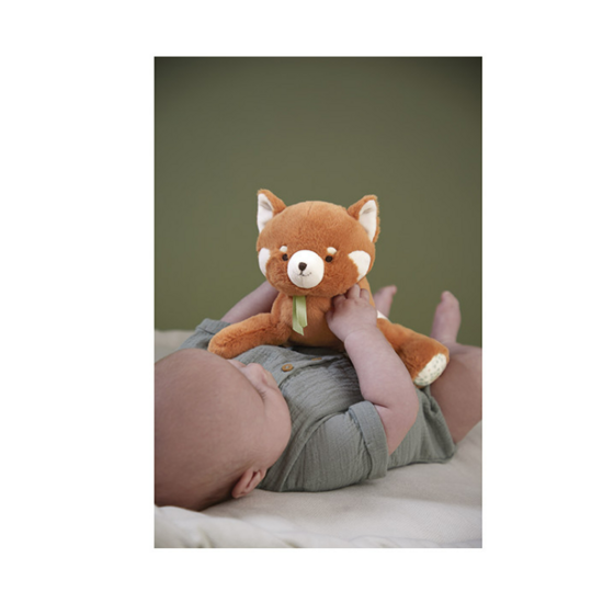 Kaloo Kaloo | Peluche panda roux lestée