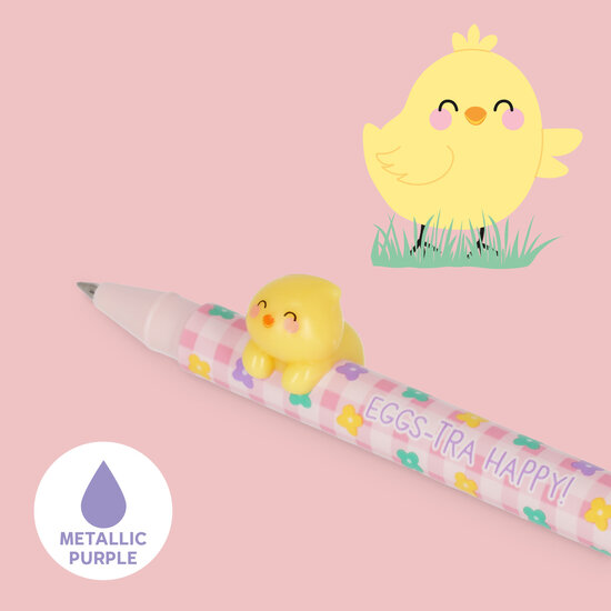 Legami Legami | Stylo à bille Happy Easter Gel Pens Lapin/Poussin 2 pièces