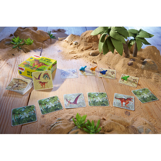 Haba Jeu de mémoire - Dino poursuite - Haba +5 ans