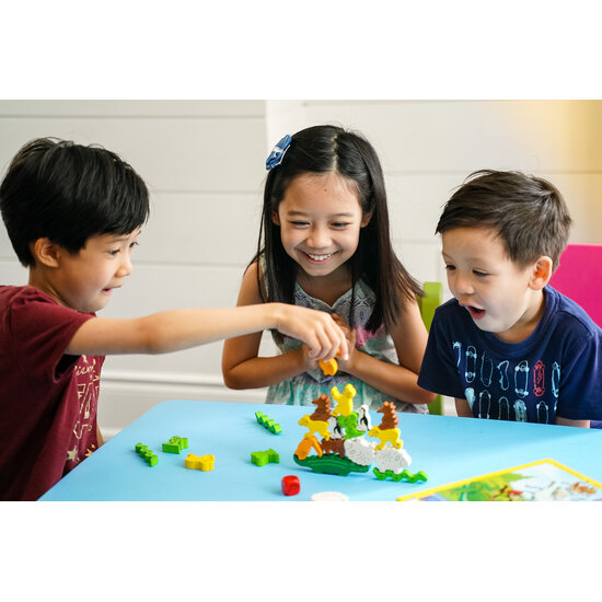 Haba Jeu de construction - Pyramide d’animaux - Haba +4 ans