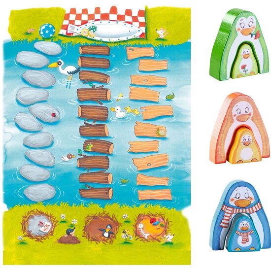 Haba Haba | Jeu Mes premiers jeux - Hup, petit pingouin, hup !