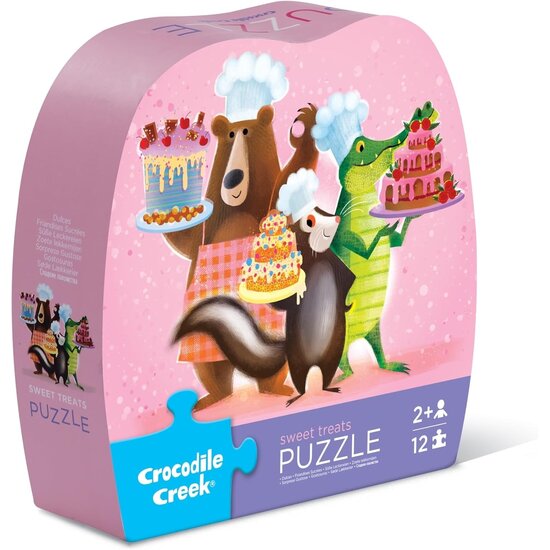 Crocodile Creek Crocodile Creek | Puzzle, 12 pièces - Sweet treats