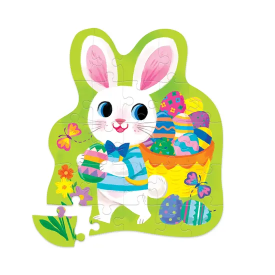 Crocodile Creek Crocodile Creek | Puzzles en forme de boîte Lapin de Pâques 24 pièces