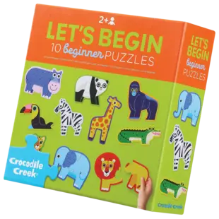Crocodile Creek | Let's Begin Puzzles 2 pièces Jungle