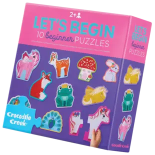 Crocodile Creek | Let's Begin Puzzles 2 pièces Licorne