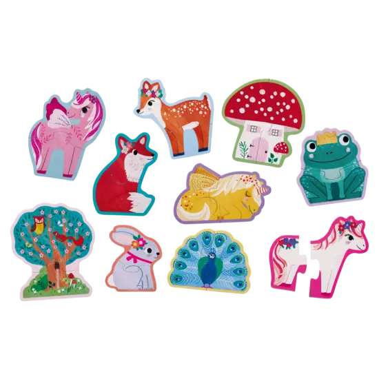 Crocodile Creek Crocodile Creek | Let's Begin Puzzles 2 pièces Licorne