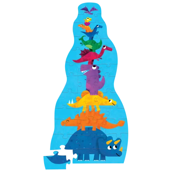 Crocodile Creek Crocodile Creek | Super Duper Tall Puzzle Dinosaures 30 pièces