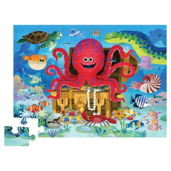 Crocodile Creek Crocodile Creek | Puzzle Le trésor de la pieuvre 36 pièces