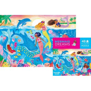 Crocodile Creek | Maxi Floor Puzzel Zeemeermindromen 48 Stuks