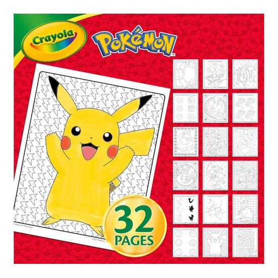 Crayola Crayola | Kit d'activités couleurs et autocollants Pokémon