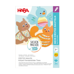 Haba | Kit de bricolage « Premiers dessins » Décoration pour fenêtre Animaux