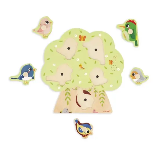 Janod speelgoed Janod | Puzzle sonore Oiseau