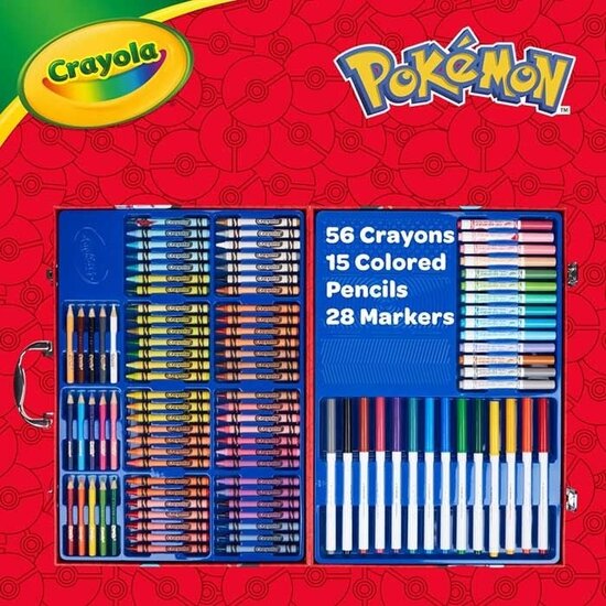 Crayola Crayola | Kit artistique Imagination Pokémon 115 pièces