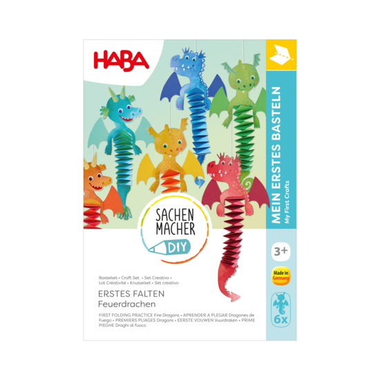 Haba Haba | Kit de bricolage « Premiers pliages » Dragons de feu