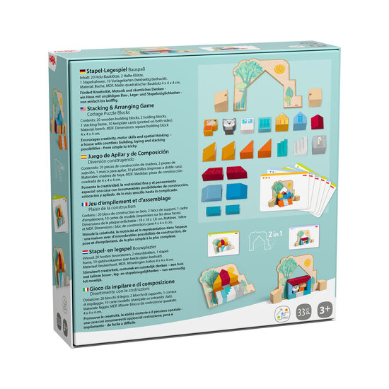 Haba Haba | Jeu d'empilage et de construction « Le plaisir de construire »
