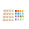 Haba Haba | Blocs de construction créatifs Polyvalence ludique colorée