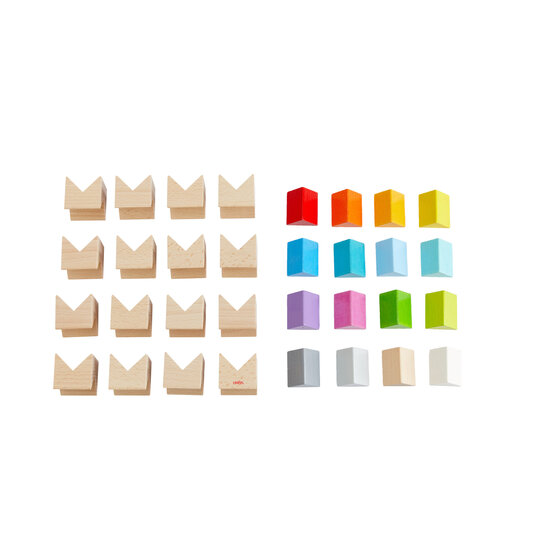 Haba Haba | Blocs de construction créatifs Polyvalence ludique colorée