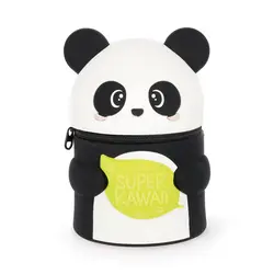 Legami | Super mignon porte-stylo de table en silicone souple Panda
