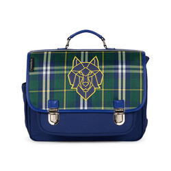 Caramel & Cie | Cartable Moyen Wolf Clan Tartan