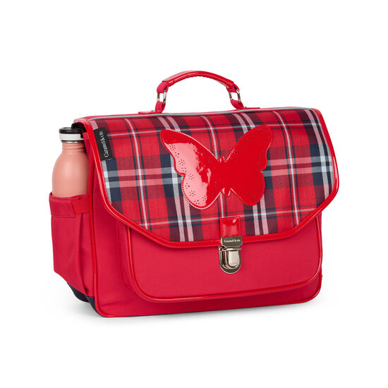 Caramel et Cie Caramel & Cie | Cartable Moyen Butterfly Clan Tartan