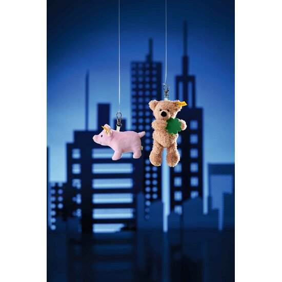Steiff Steiff | Pendant Fynn Teddy Bear Good Luck 12 cm Beige