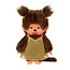 Monchhichi Monchhichi | Fille en robe dorée à paillettes, 20 cm