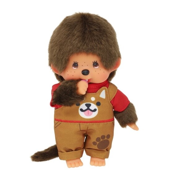 Monchhichi Monchhichi | Salopette garçon chien 20 cm