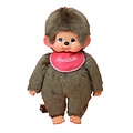 Monchhichi Monchhichi | Garçon avec bavoir rouge 45 cm
