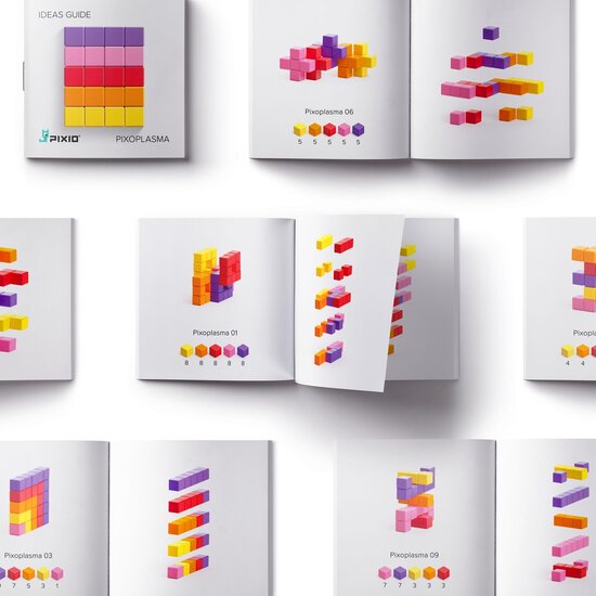 Pixio Pixio | Blocs magnétiques série Abstract Pixoplasma, 60 pièces