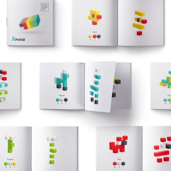 Pixio Pixio | Blocs magnétiques Design Series PIXIO-50, 50 pièces