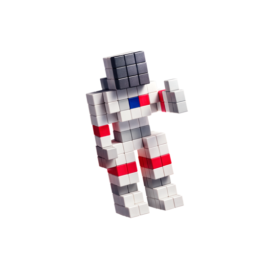 Pixio Pixio | Blocs magnétiques « Story Series NASA Deep Space Mission » - 214 pièces