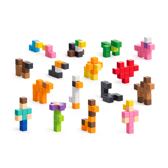 Pixio Pixio | Blocs magnétiques série Surprise Surprise 1-16 Créatures 8-11 pièces