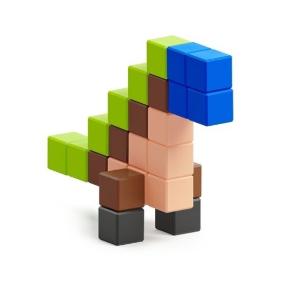 Pixio Pixio | Blocs magnétiques Story Series Man, 24 pièces