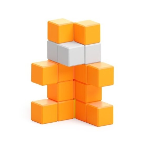 Pixio Pixio | Blocs magnétiques Story Series Fleur, 24 pièces