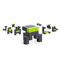 Pixio Pixio | Série « Magnetic Blocks Story » Bot, 24 pièces