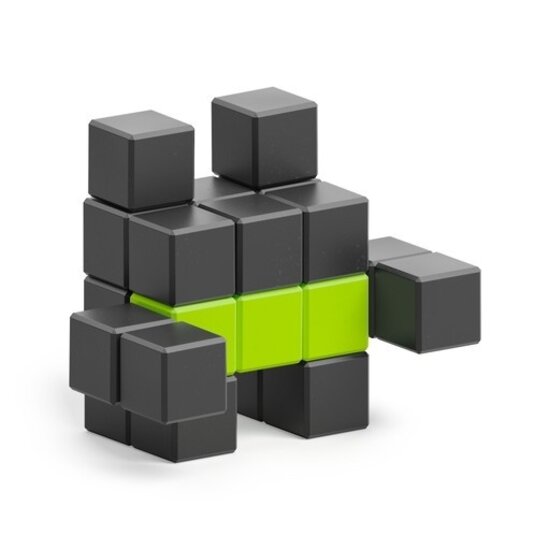 Pixio Pixio | Série « Magnetic Blocks Story » Bot, 24 pièces