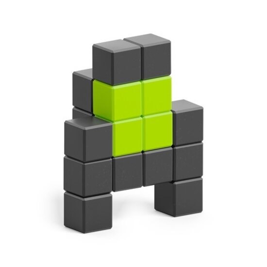Pixio Pixio | Série « Magnetic Blocks Story » Bot, 24 pièces
