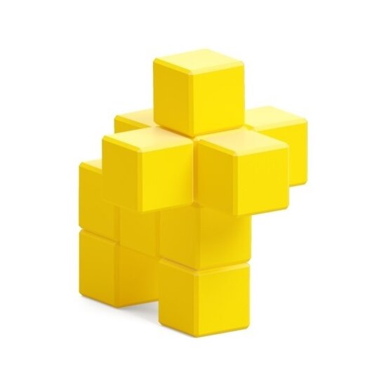 Pixio Pixio | Blocs magnétiques série Color : Lion jaune, 11 pièces
