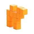 Pixio Pixio | Blocs magnétiques série Color Orange Camel, 11 pièces